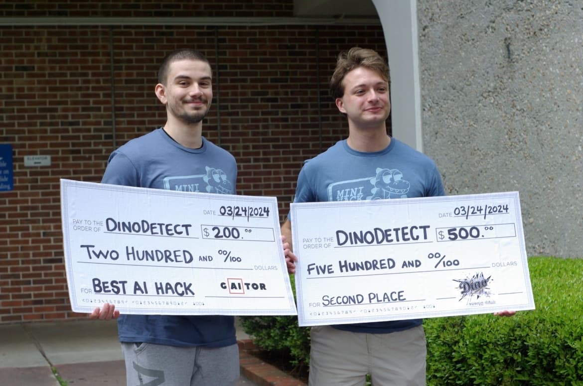 DSI members win Best AI Hack and 2nd Place Overall at OSC Mini Hackathon